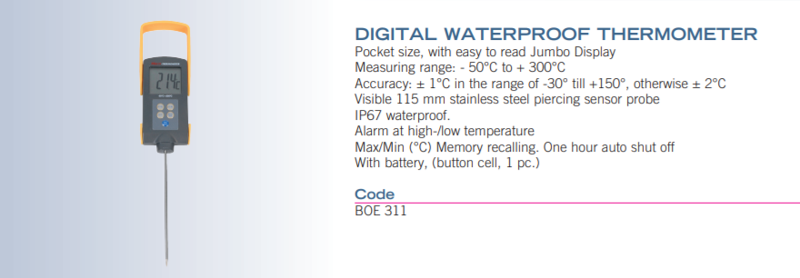 數(shù)字防水溫度計(jì)BOE311